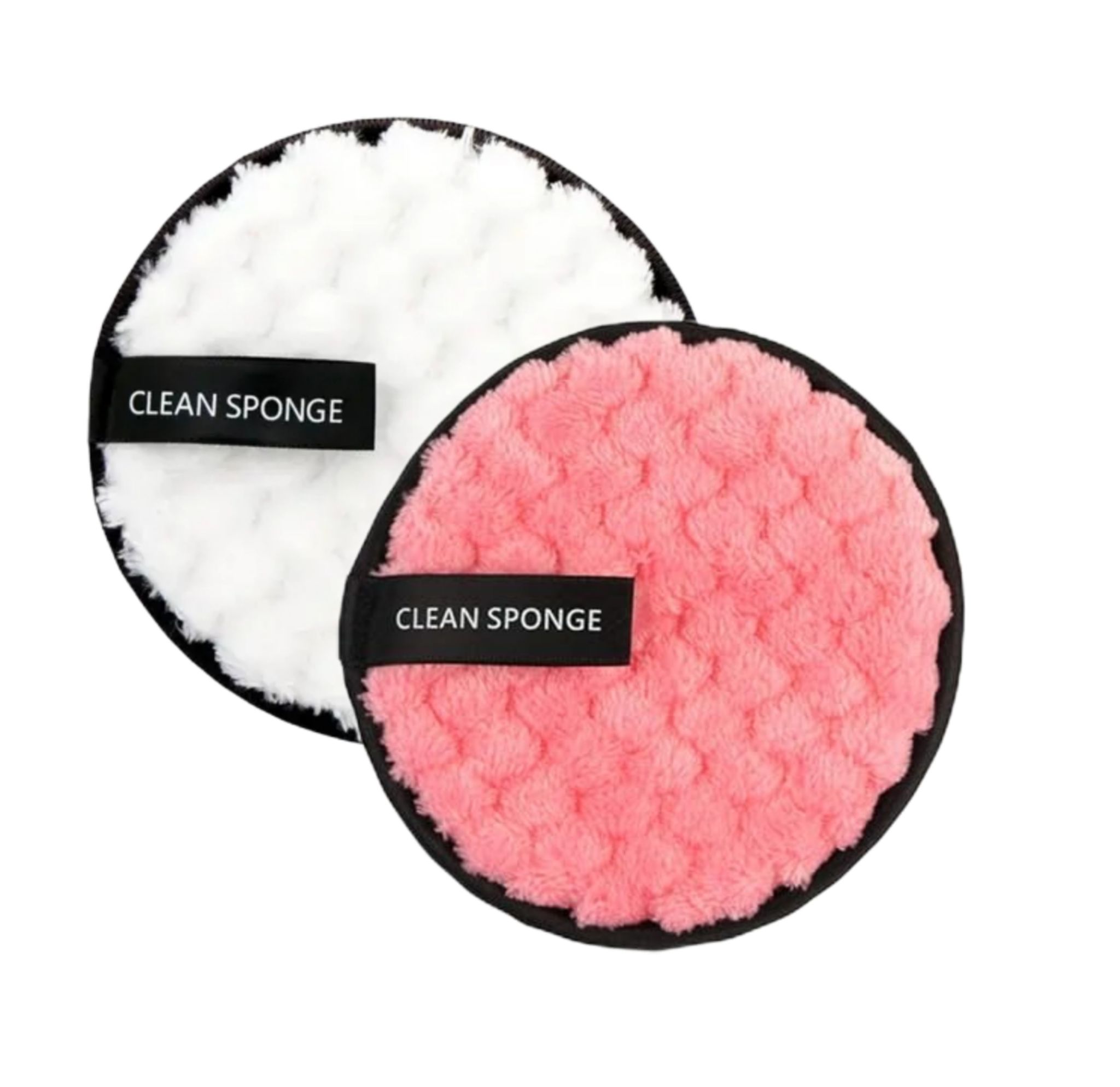  2 Pack Reusable Makeup Remover Pads - Eco-Friendly & Washable Cotton Rounds for Face Cleansing, Gentle Exfoliating, and Removing Makeup