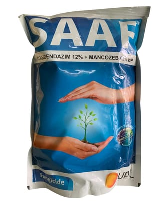 Saaf Carbendazim 12% + Mancozeb 63% WP Systemic and Contact Fungicide 