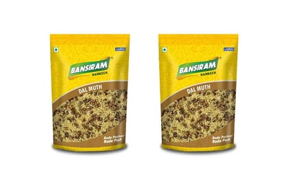 Bansiram Namkeen Dalmuth ( Pack of 2 X 350g) - 700gm.