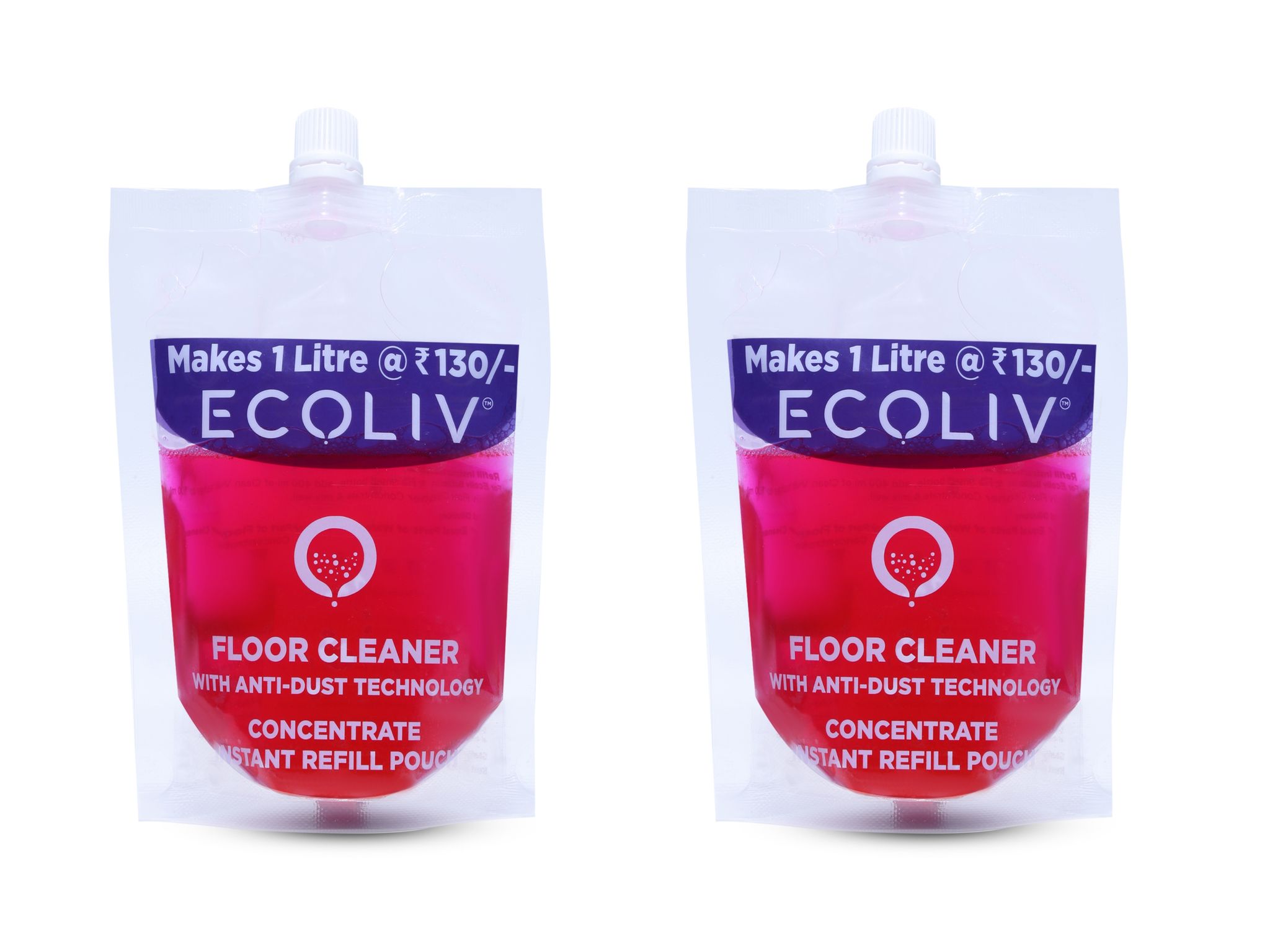 ECOLIV Liquid Floor Cleaner Concentrate Refill Pouch - 2 Litre