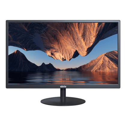 Elista 19 Inch (48.3 Cm) Led Monitor |1440 X 900 Pixels| with Hdmi + Vga Port Input | 16.7 M Color | Slim Bezel | Glossy Panel | Anti Glare |Stand and Wall Mountable |