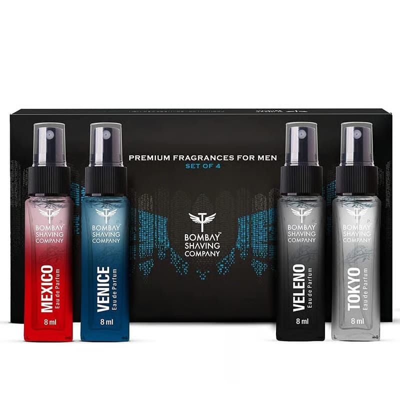 Bombay Shaving Company Premium Men Fragrance Set Of 4 EDP 8 ml Each