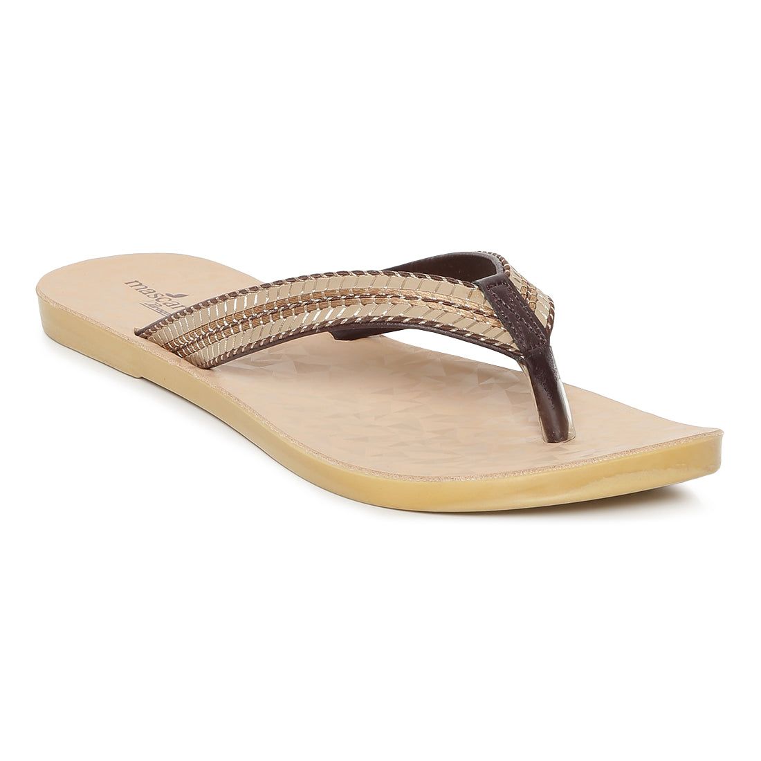 Paragon Women's Brown Flip Flops (K7201L-BRN ) UK: 8