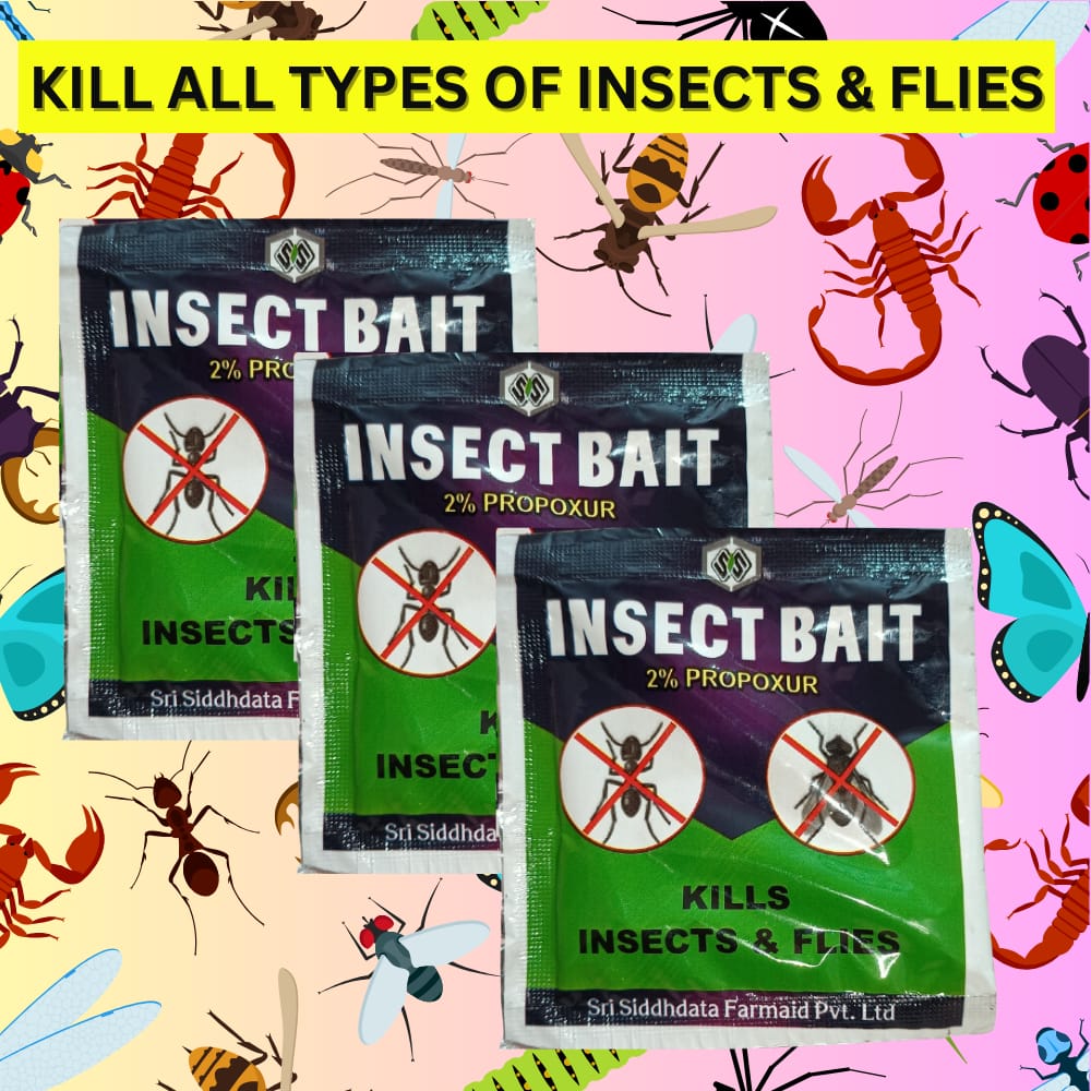 Best Cockroach Killer & Other Insects Killer Bait | Effective For Cockroaches ,Flies & Other Insect (Pack Of 4)