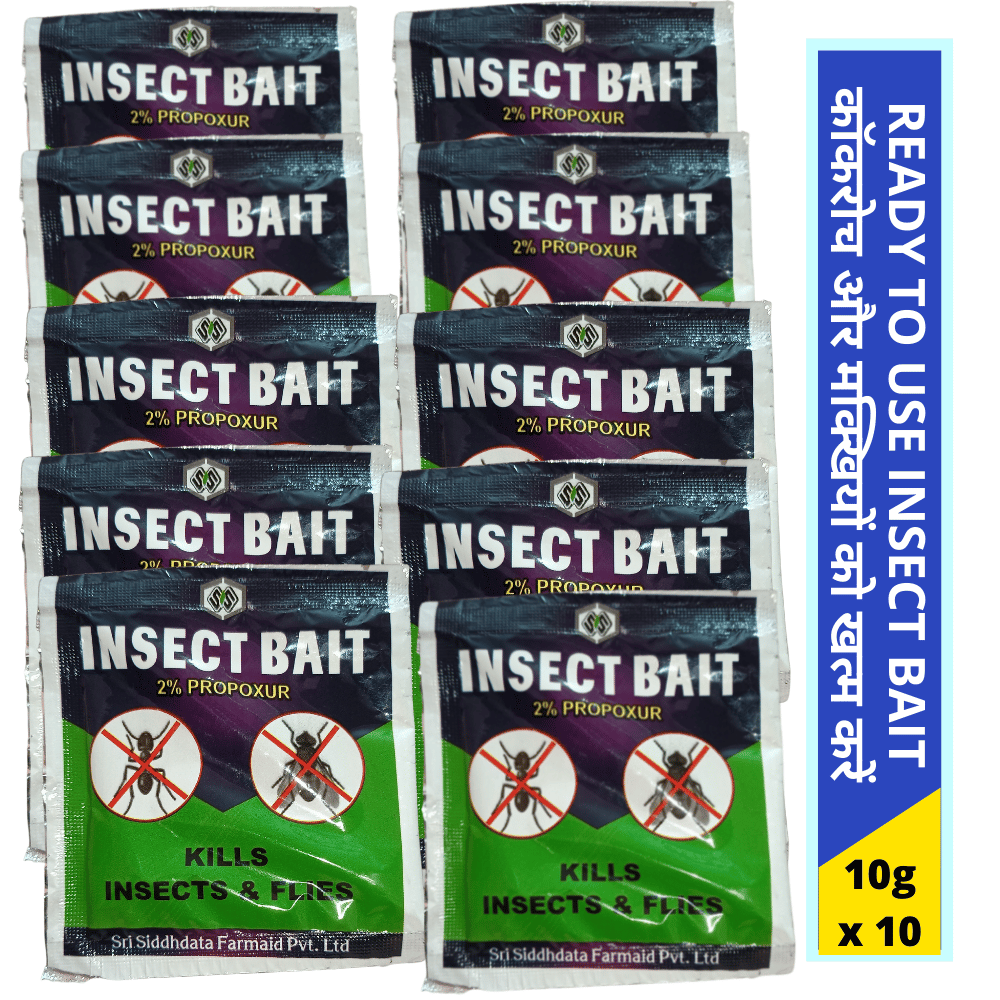 Best Cockroach Killer & Other Insects Killer Bait | Effective For Cockroaches ,Flies & Other Insect (Pack Of 10)