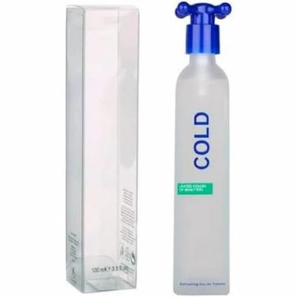 United Colors of Benetton Cold Eau de Toilette (100ml) – Refreshing & Invigorating Fragrance for Men and Women