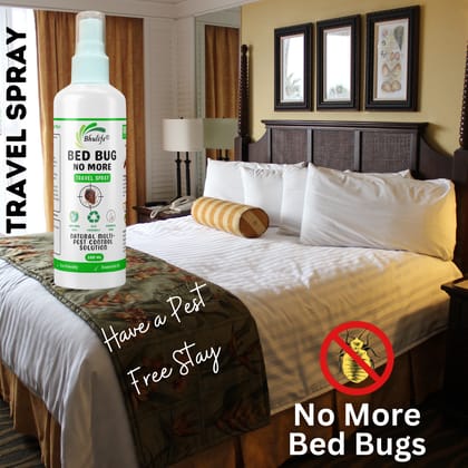 Bhulife Natural Bedbug Killer Spray | Bug No More Spray | 100% Organic Ingredients 100 ML (Pack Of 1)