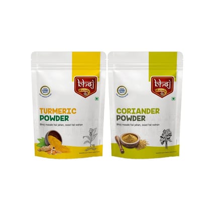 Turmeric Powder & Coriander Powder Combo 400gm