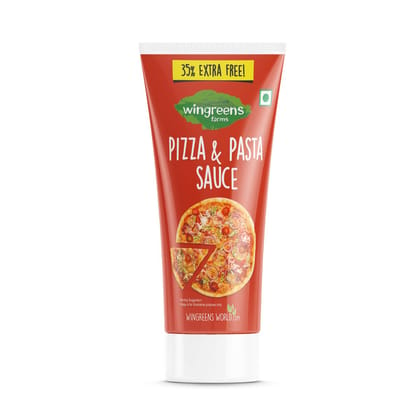 Wingreens Farms Pizza Pasta Sauce, 180G, Vegetarian, Mixed With Herbs, Trans Fat Free Pasta Pizza Toppings For Home Use