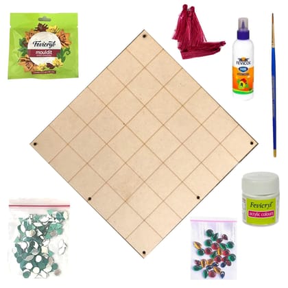 The brown box Lippan Art Kit (Square),Art and Craft Kit,Craft kit,Craft kit for Adults,Hobby Kits,Hobby Craft,DIY Kit,Gift for Girls Age 10-15