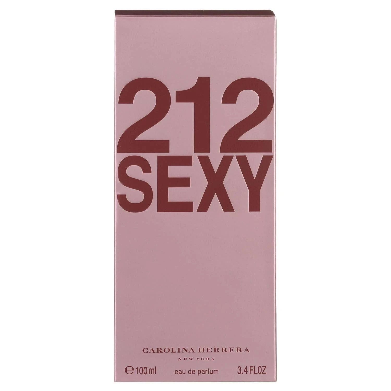 Carolina Herrera 212 Sexy Eau De Parfum Spray For Women, 3.4 Fl Oz,100 ml