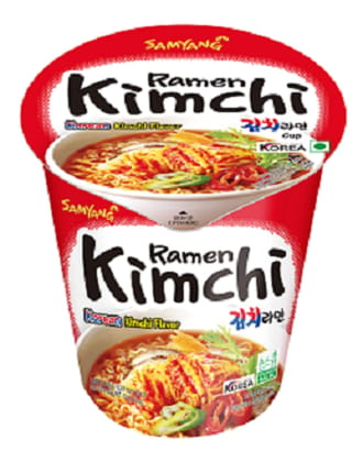 Samyang Ramen Kimchi Cup With Korean Kimchi Cup Noodle 70 G (Pack Of 4 Pc )