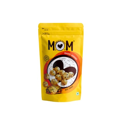 Mom - Meal Of The Moment Mom, Meal Of The Moment, Roasted Desi Chaat Makhana, 65G, Gluten Free, Anti Oxidants, Msg Free, Zero Trans Fat, No Added Preservatives And No Artificial Flavours, No Onion No Garlic