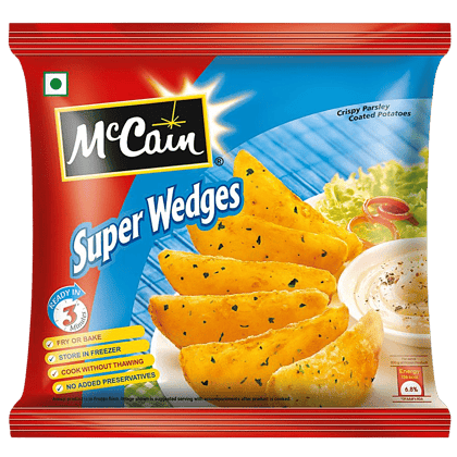 Mccain Crispy Herb Coated Potatoes, Super Wedges, 400 G Pouch