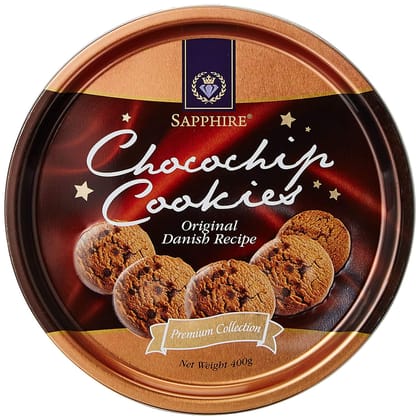 Sapphire Sapphire Butter Cookies, Chocolate Chips, 400G