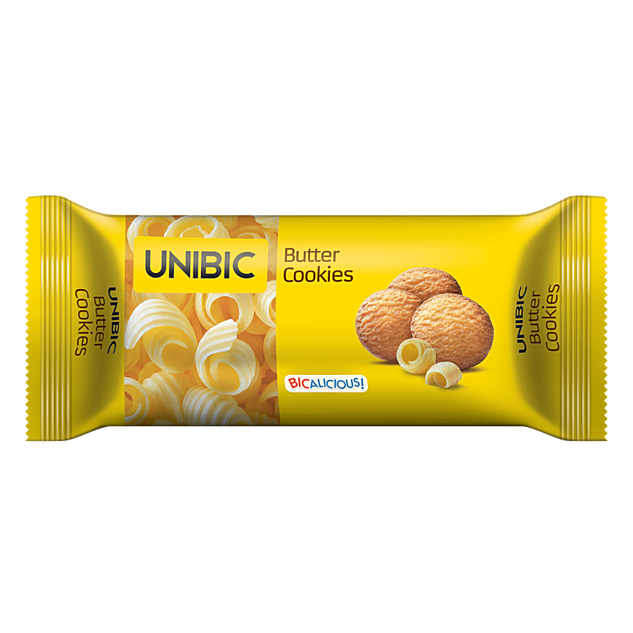 Unibic Cookies, Butter, 75 G Pouch