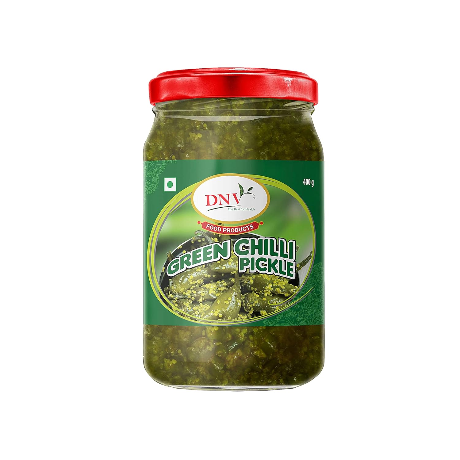 DNV Spicy & Tasty Green Chilli Pickles / Mirchi ka Achaar 400gm