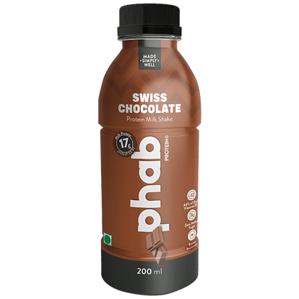 Phab Protein Milkshake - Swiss Chocolate, 200 Ml