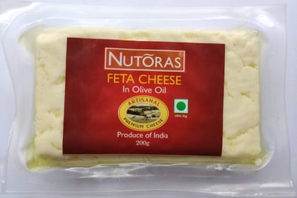 Nutoras Cheese Feta With Olive Oil Block, 200 G