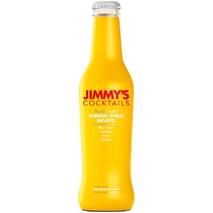 Jimmy's Cocktails Non Alcoholic Beverage, Mango Chilli Mojito Mixer, 250 Ml