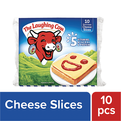 The Laughing Cow Cheese Slices, 200 G (10 Slices)