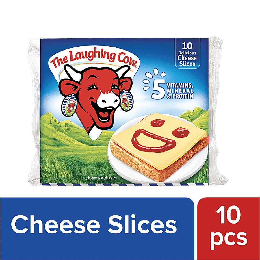 The Laughing Cow Cheese Slices, 200 G (10 Slices)