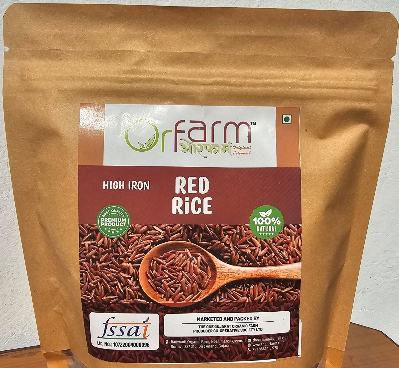 Organic Red Rice