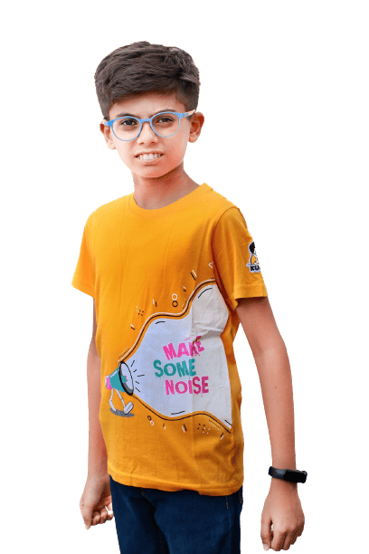 KUCHU Unisex Tshirt | Made of Super Combed Cotton-Modal Natural Fiber Better Than 100% Cotton| Soft & Breathable Fabric| Unique Digitally Printed Design |Vibrant Colour | Make Some Noise