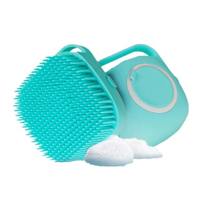 Silicone Scalp Scrubber Shampoo Brush, Soft and Gentle for All Hair Types, Exfoliating and Massaging for a Deep Cleanse