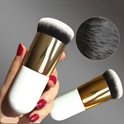 Foundation Makeup Brush Flawless Application for Liquid, Cream, and Powder Makeup Blending – Soft, Dense Bristles for Smooth, Even Coverage Multitasking Travel Brush (pack of 1)