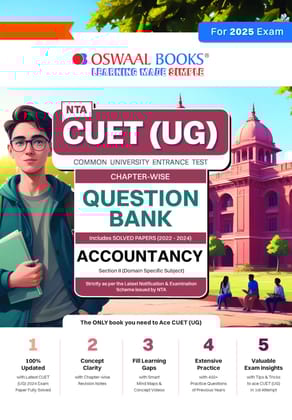 Oswaal Nta Cuet (Ug) Chapterwise Question Bank Accountancy (For 2025 Exam) Oswaal Editorial Board