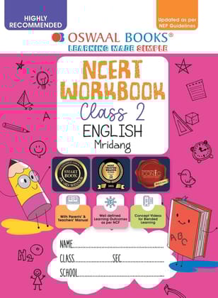 Oswaal NCERT Workbook Class 2 English Mridang (For Latest Exam) Oswaal Editorial Board