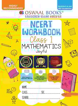 Oswaal NCERT Workbook Class 1 Mathematics Joyful (For Latest Exam) Oswaal Editorial Board