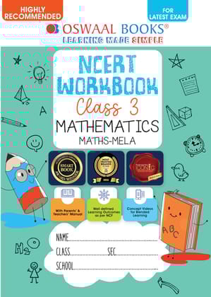 NCERT Workbook Mathematics (Mela) Class 3 (For Latest Exam) Oswaal Editorial Board
