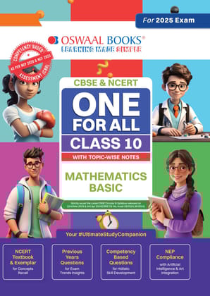 Oswaal CBSE One for All Class 10 Mathematics (Basic) (For 2025 Exam) Oswaal Editorial Board