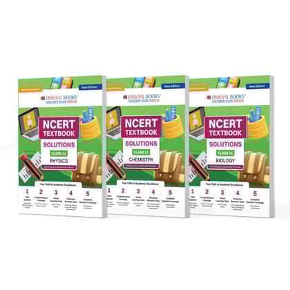 Oswaal NCERT Textbook Solutions Class 11 | Physics | Chemistry | Biology | Set of 3 Books | For Latest Exam Oswaal Editorial Board