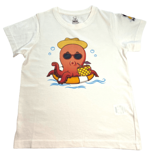 KUCHU Unisex Tshirt | Made of Super Combed Cotton-Modal Natural Fiber Better Than 100% Cotton| Soft & Breathable Fabric| Unique Digitally Printed Design |Vibrant Colour | Octopus