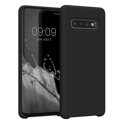 LIRAMARK Liquid Silicone Soft Back Cover Case for Samsung Galaxy S10