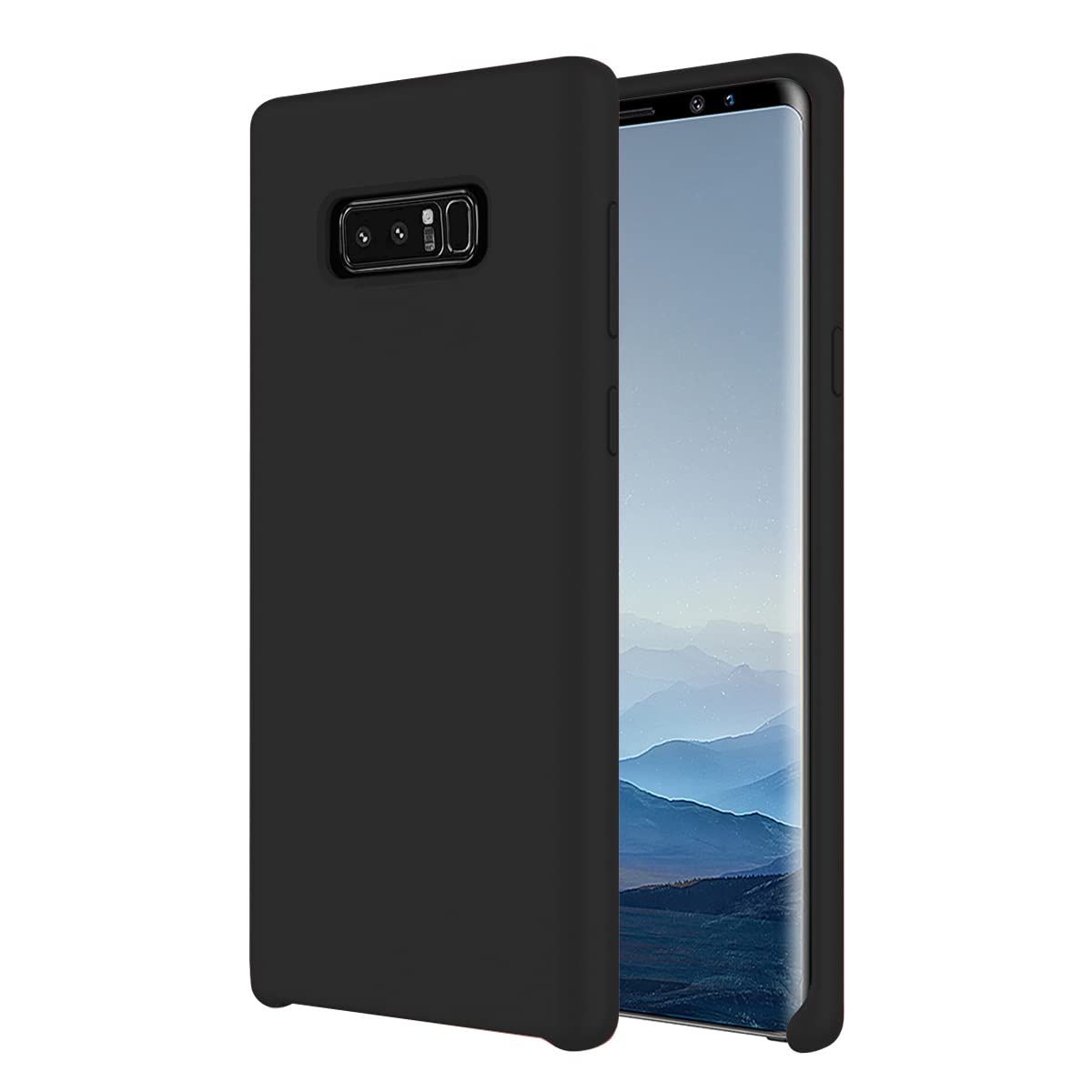 LIRAMARK Liquid Silicone Soft Back Cover Case for Samsung Galaxy Note 8