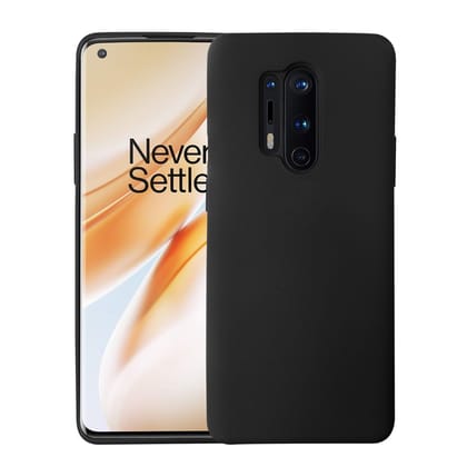 LIRAMARK Liquid Silicone Soft Back Cover Case for OnePlus 8 Pro / 1+8 Pro