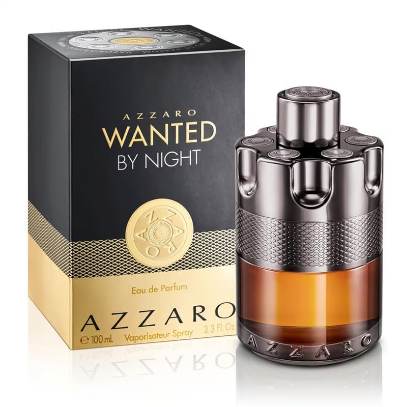 Azzaro Wanted By Night Eau De Parfum for Men – 100ml / 3.4 fl oz – Bold and Seductive Fragrance