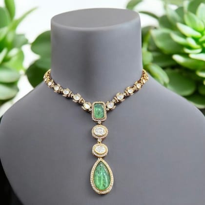 Verdant Dreams Necklace Set By Dia Art Jewels