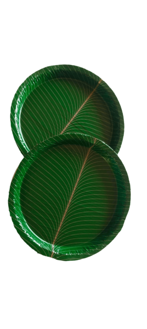 Areca Leaf Plates | Disposable Plates | Eco-Friendly | 100% Natural | 8 Inches | Pack of 25