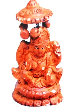 Handmade Clay Statue of Lord Vishnu | Vishnu Murti | 4 Inches