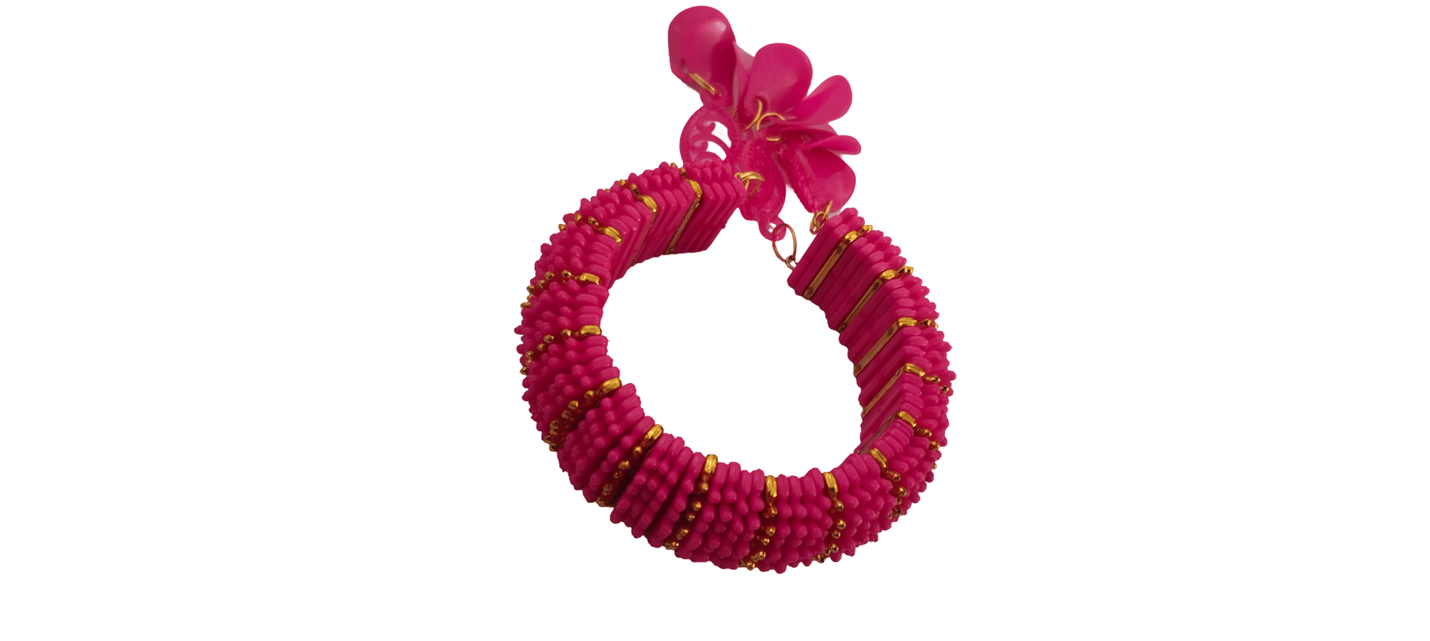 Pink Beaded Bracelet