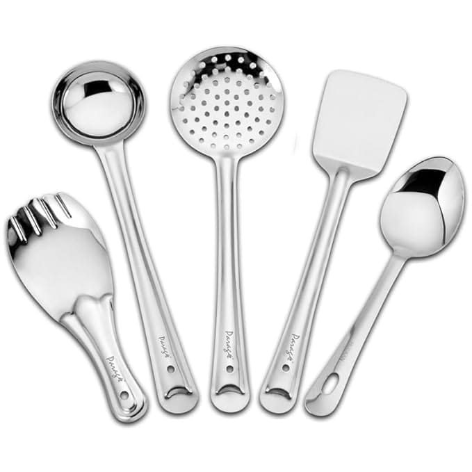 Prestige Stainless Steel 5 Piece Kitchen Cooking Set