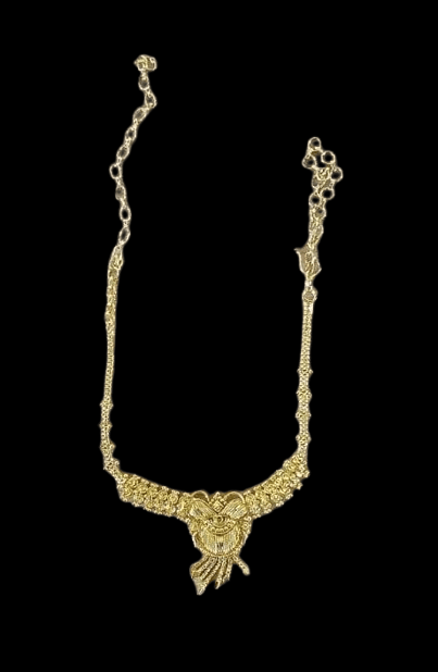 Delicate Gold-Plated Pendant Necklace with Chain