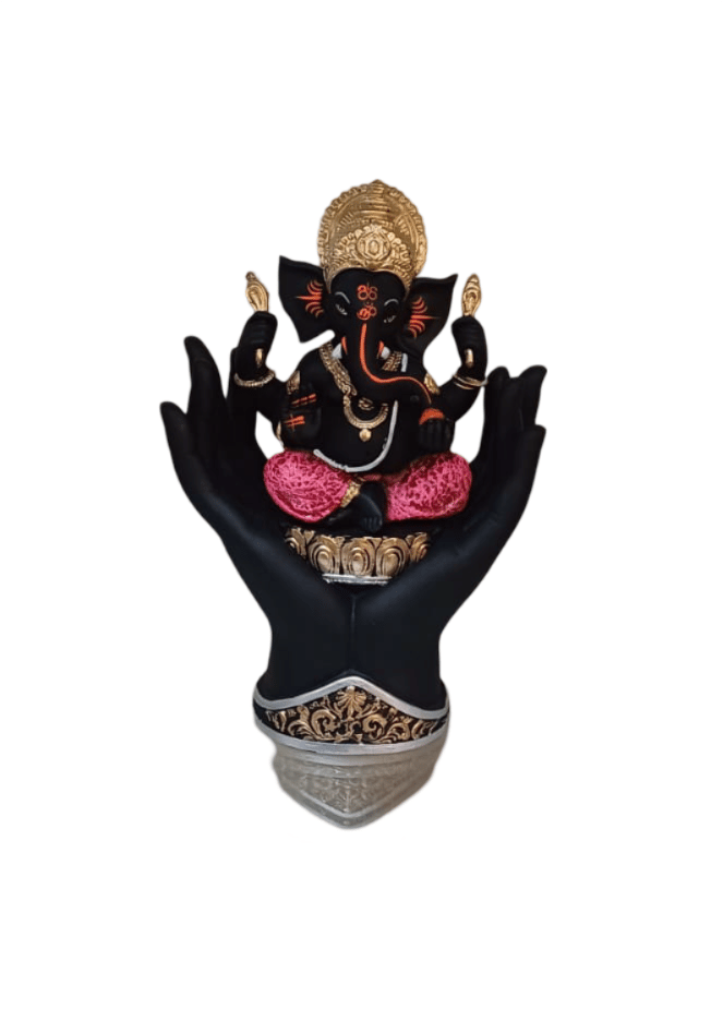 Black Lord Ganesha statue