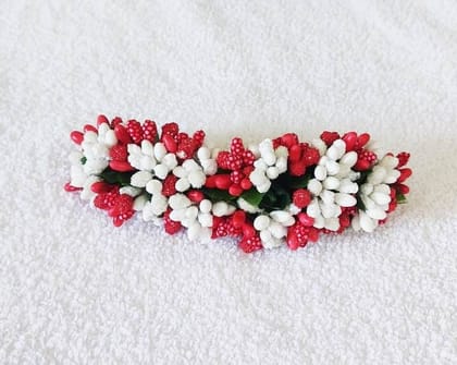 Red and White Berry Hair Clip