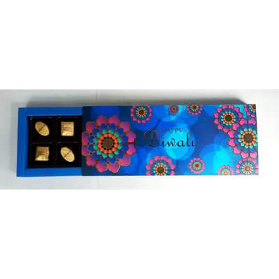 Home made "Elegant Diwali Chocolate Gift Box"